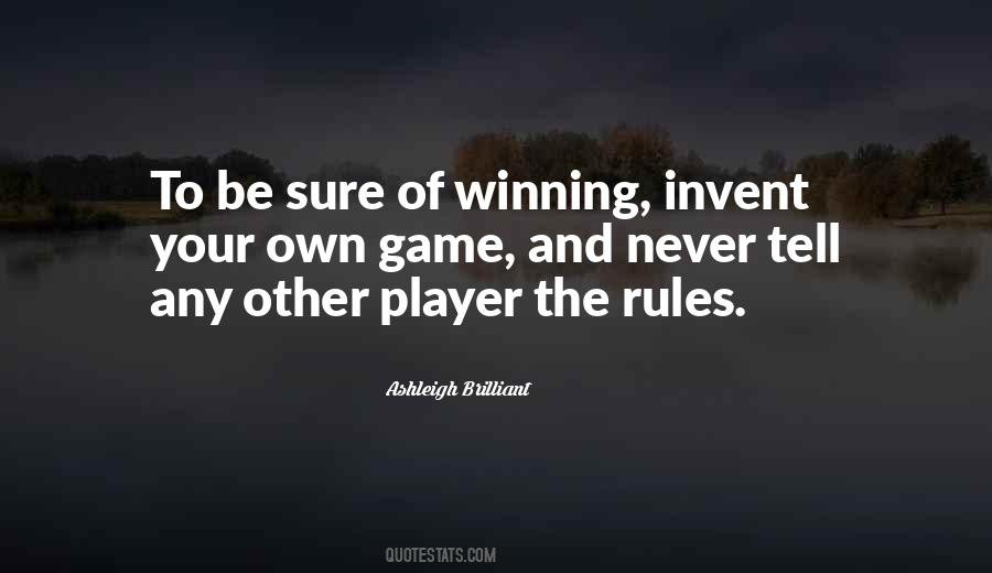 Quotes About Winning The Game #294762