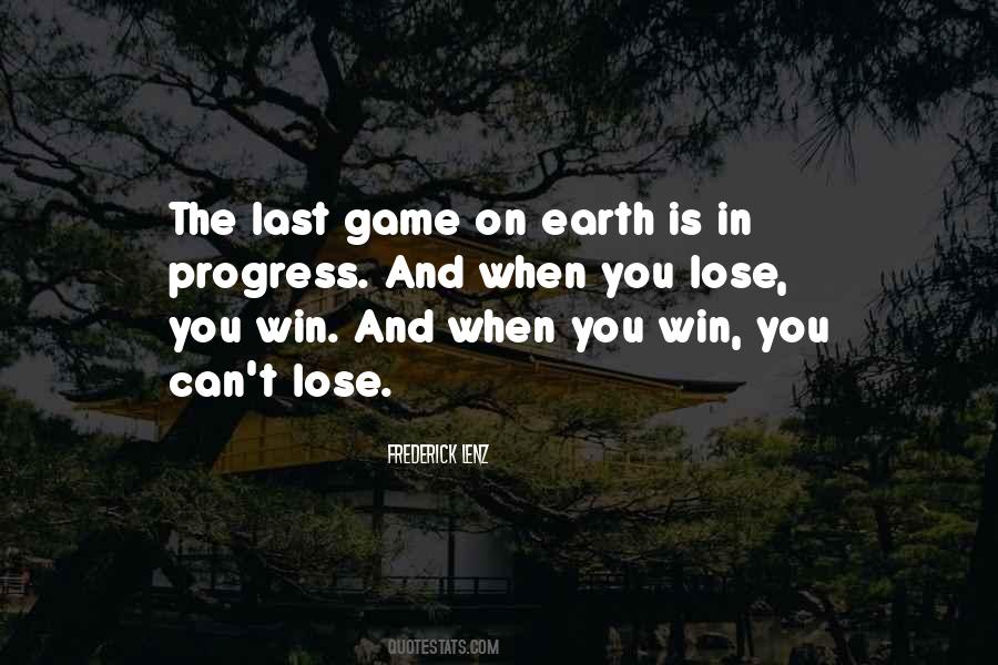 Quotes About Winning The Game #480638