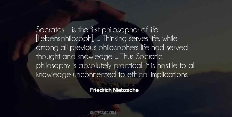 Socratic Philosophy Quotes #1306457