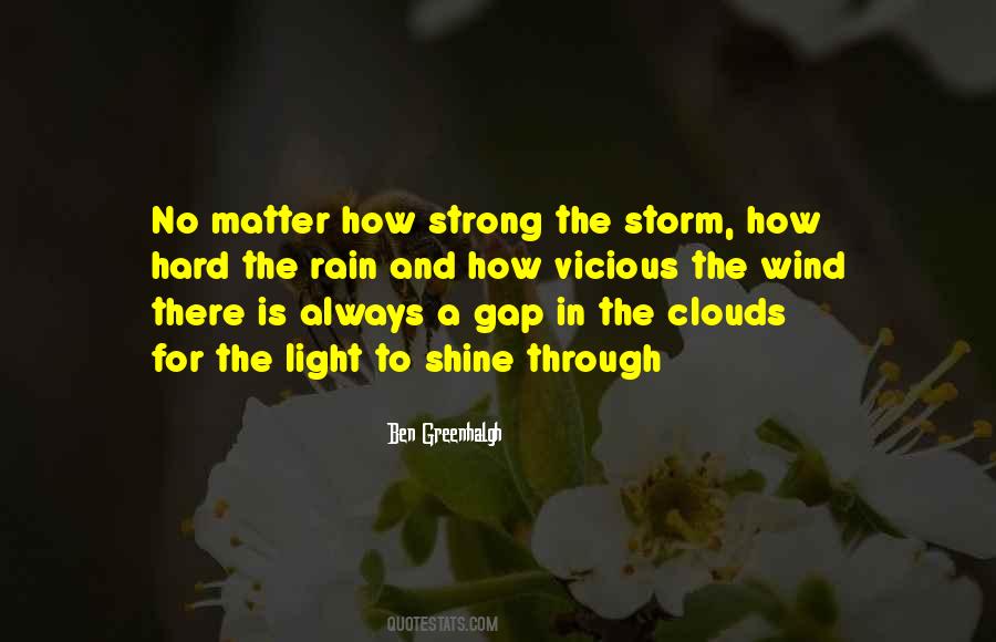 Quotes About Storm Clouds #813729