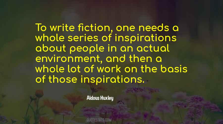 Quotes About Writing Inspiration #101282