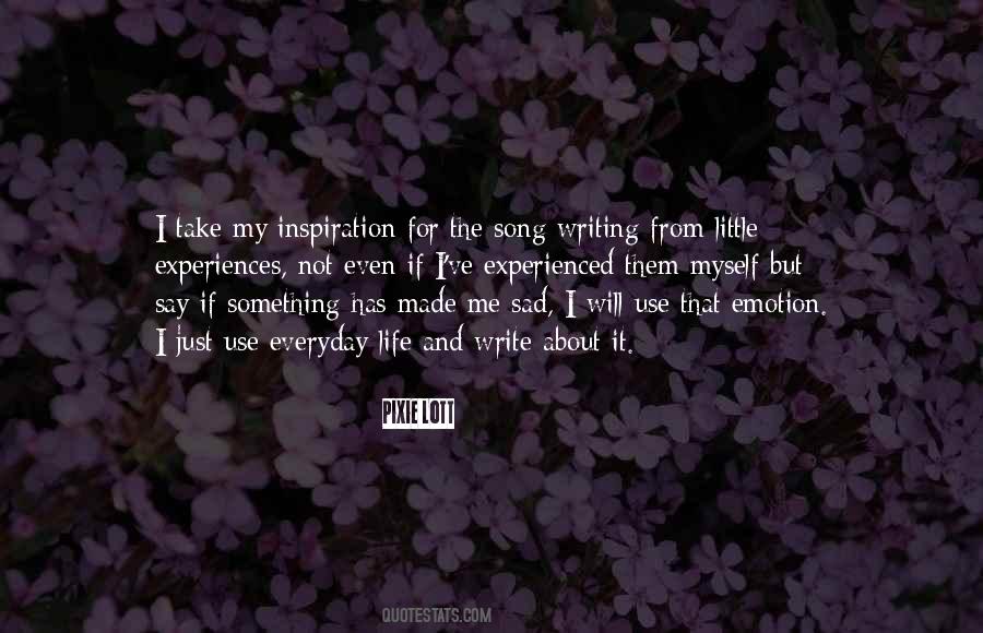 Quotes About Writing Inspiration #147627