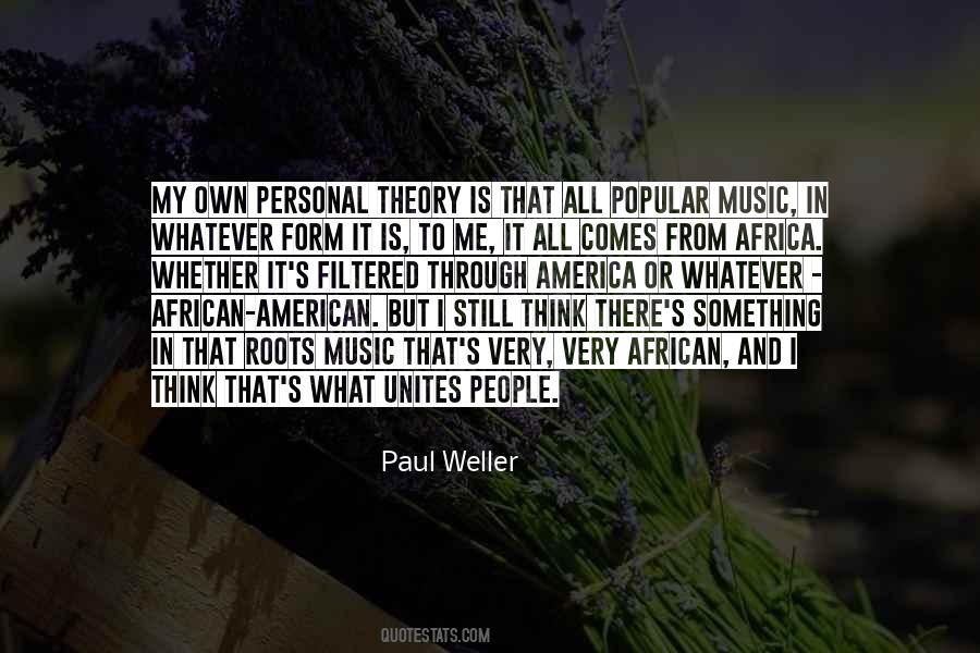 Quotes About African Roots #1477425