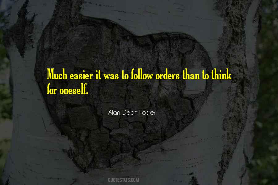 Follow Orders Quotes #298550