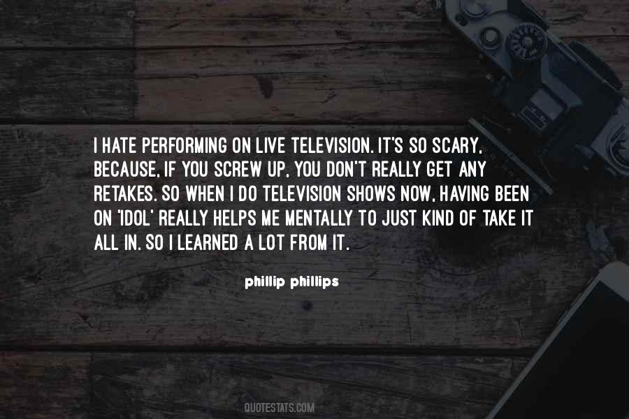 Quotes About Television Shows #737266