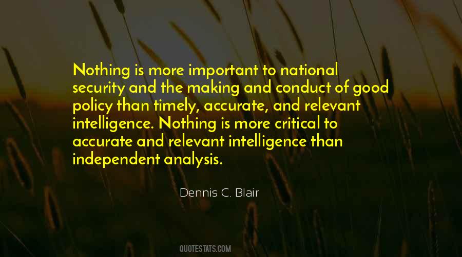 Quotes About Intelligence Analysis #1189273
