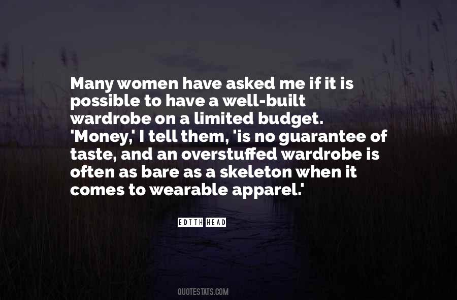 Quotes About Apparel #1431401