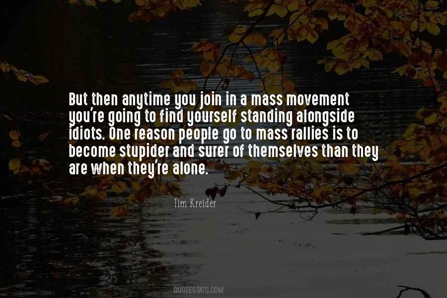 Mass Movement Quotes #1287926