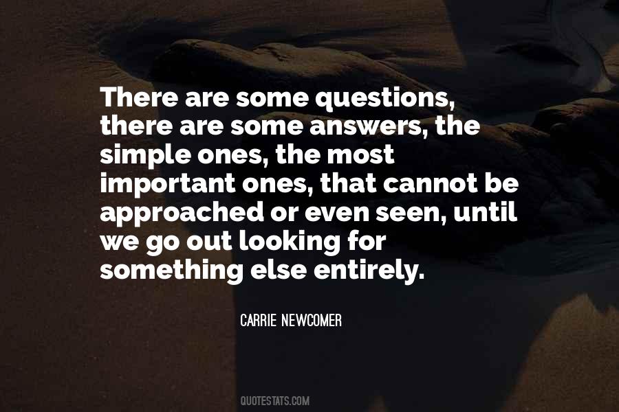 Quotes About Looking For Answers #1107122