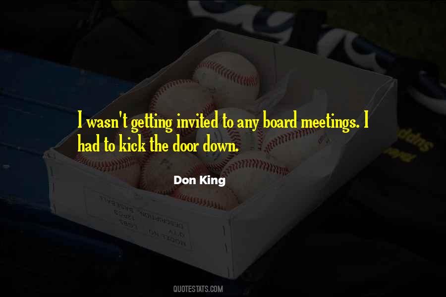 Quotes About Board Meetings #910887