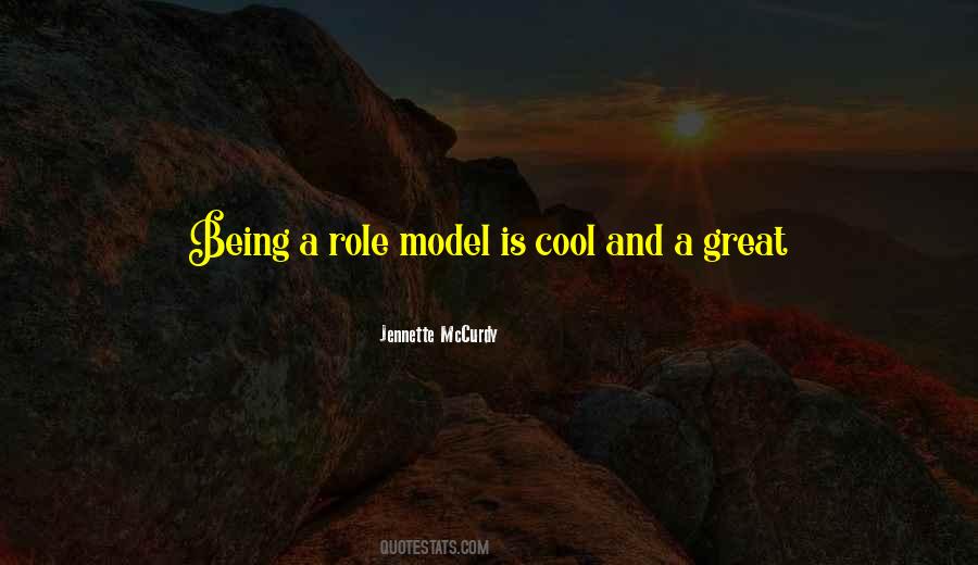 Being A Model Quotes #49726