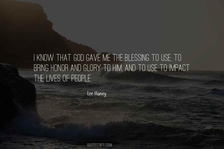 Quotes About God Blessing Me #437955