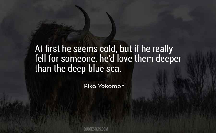 Quotes About Deep Blue #864630