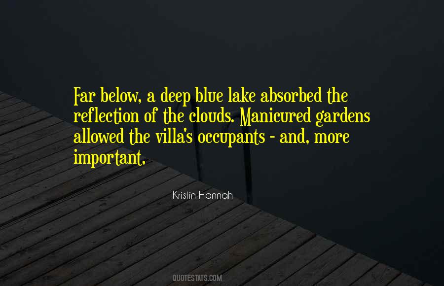 Quotes About Deep Blue #911905
