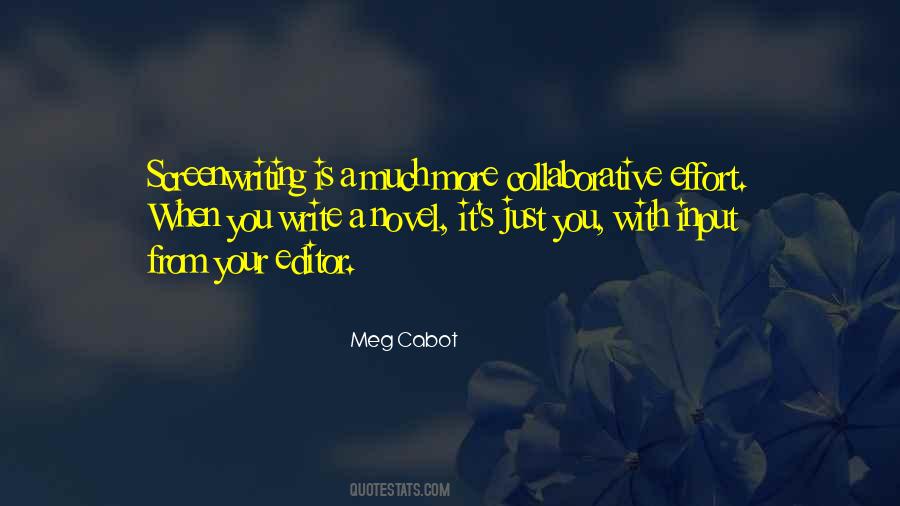 Quotes About Collaborative Effort #955120