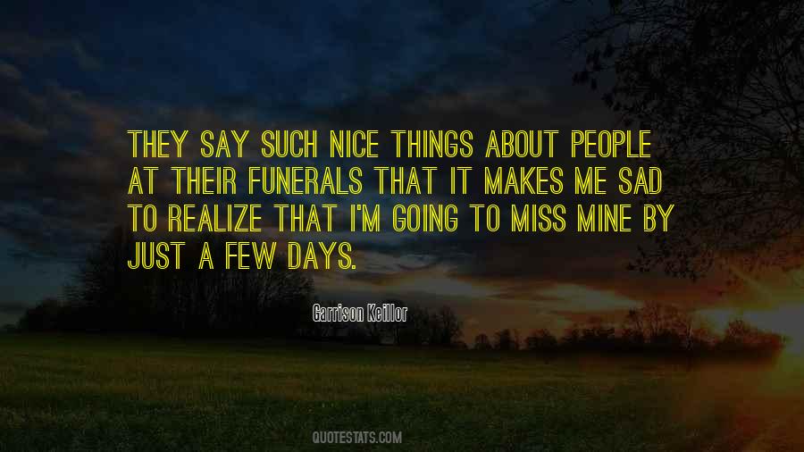 Quotes About Sad Days #1042498