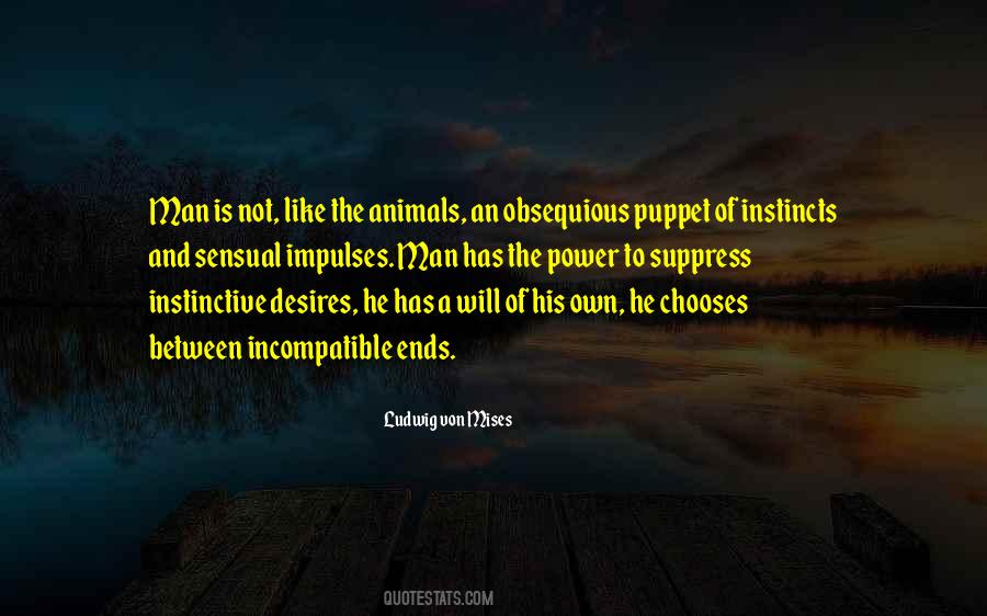 Quotes About Animal Instincts #173525