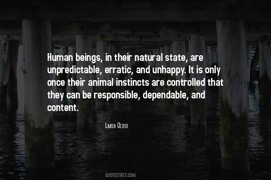 Quotes About Animal Instincts #26954