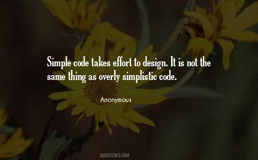 Quotes About Simple Design #1560851