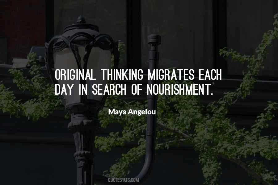 Quotes About Original Thinking #1013677