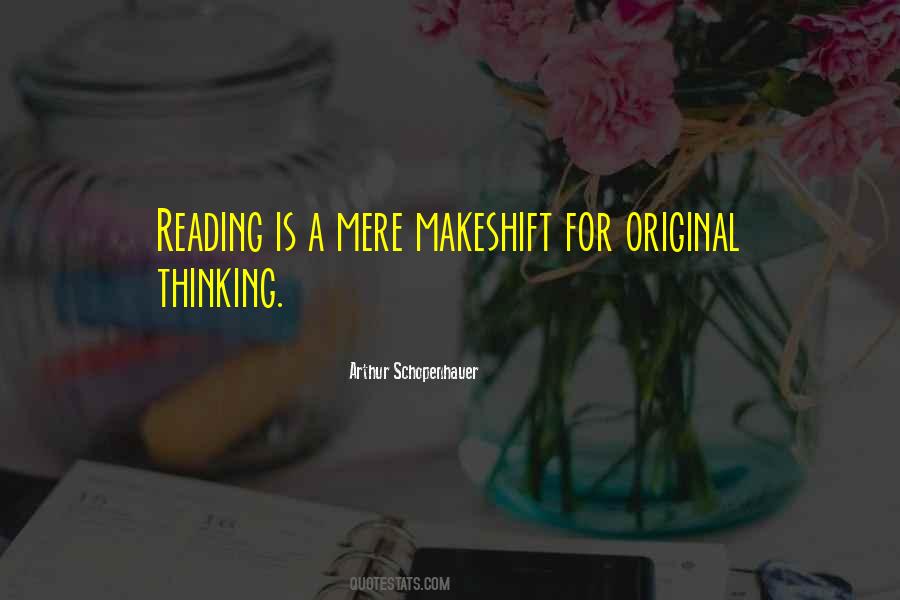 Quotes About Original Thinking #1117912