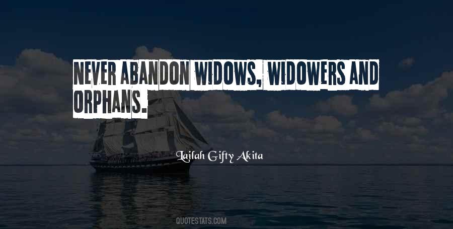 Quotes About Widows #1353210
