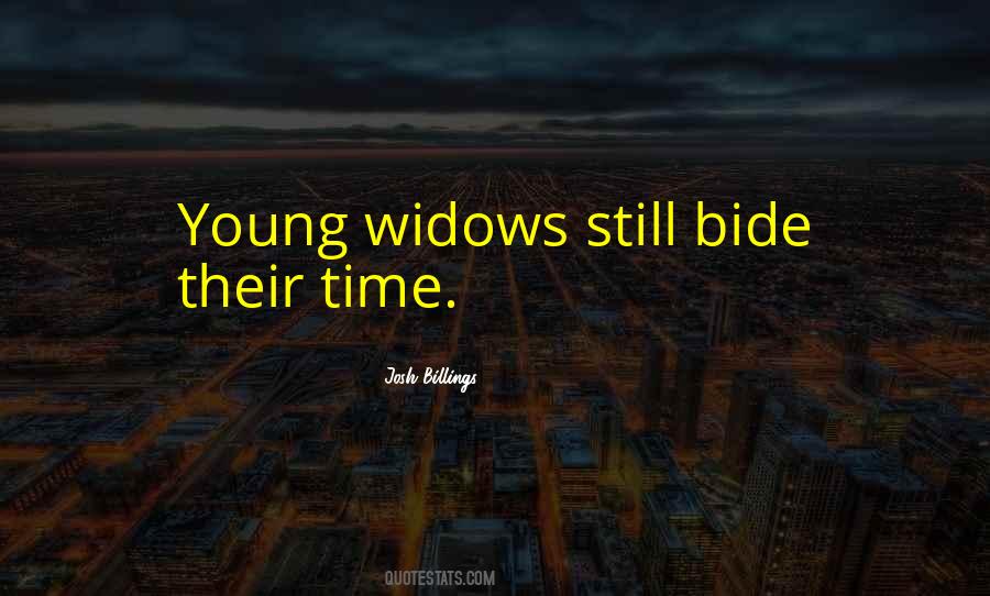 Quotes About Widows #483197