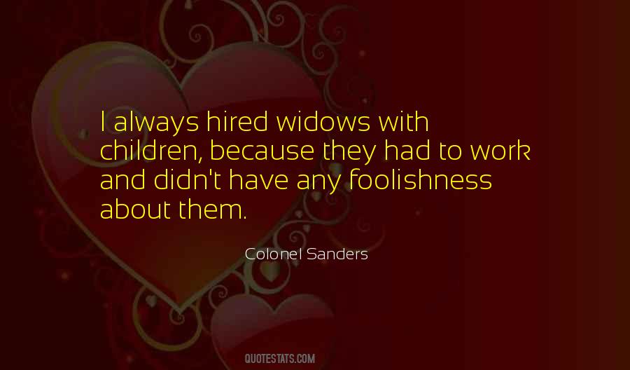 Quotes About Widows #922919