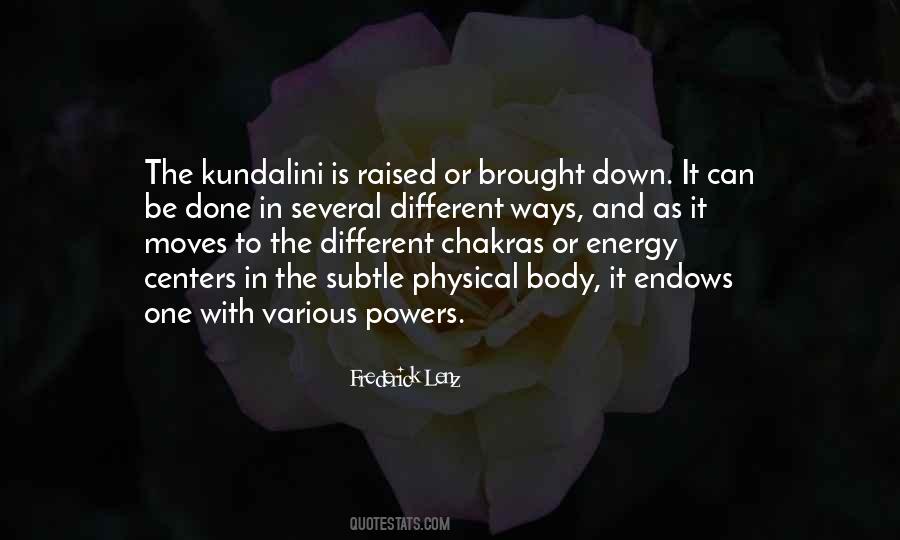 Quotes About Kundalini #1293226