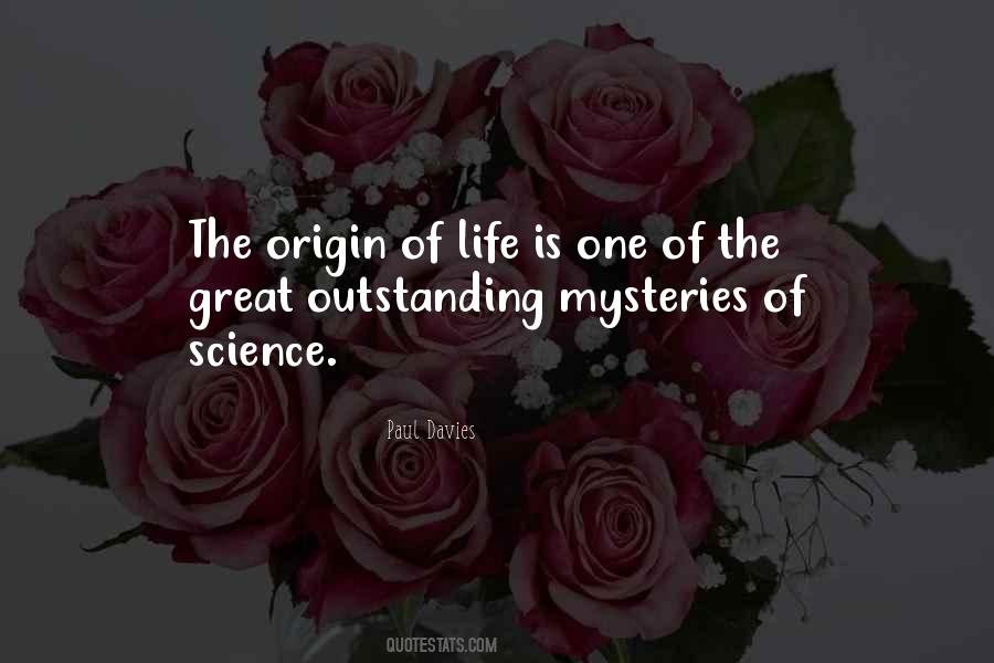 Quotes About Origin Of Life #539651