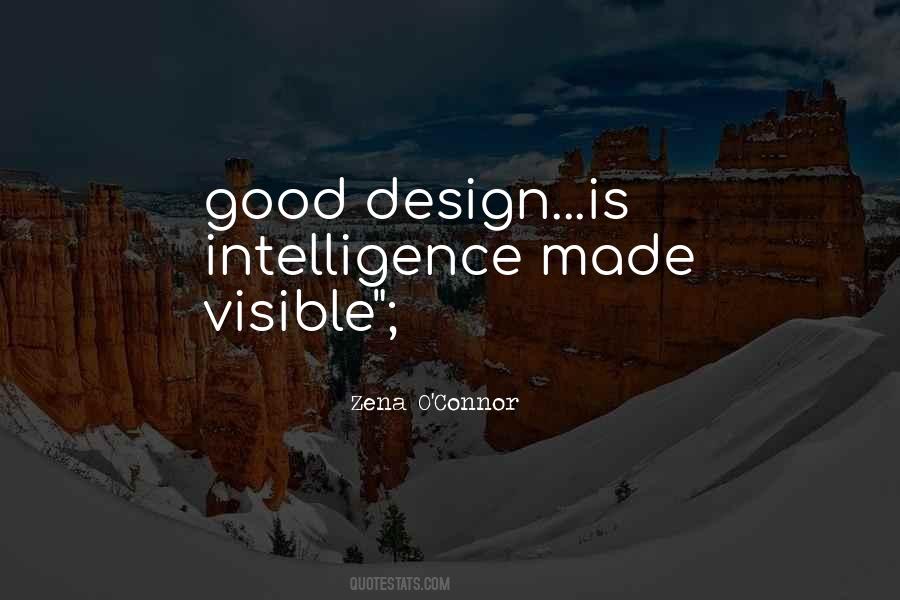 Design Is Intelligence Quotes #685956