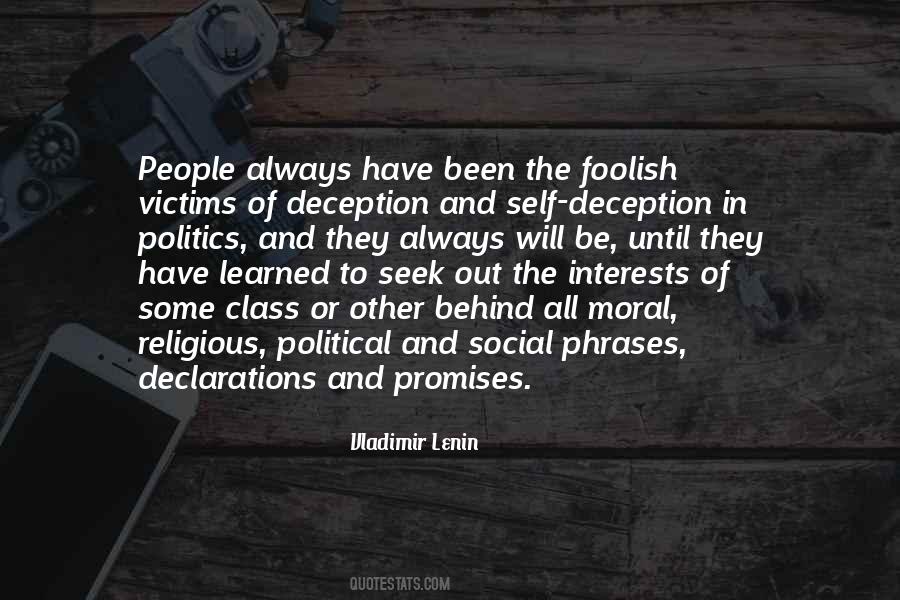 Quotes About Self Deception #1132017