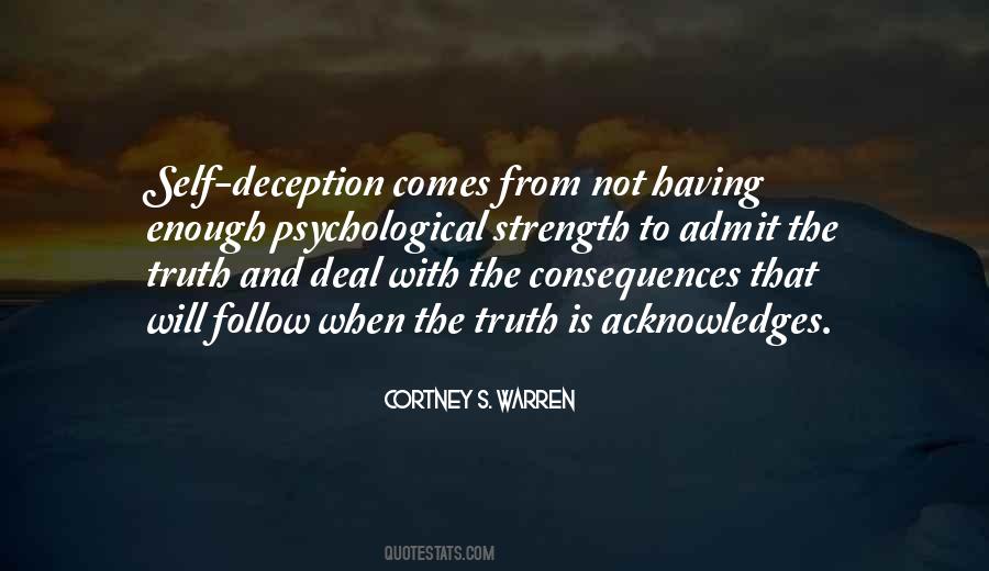 Quotes About Self Deception #1162737