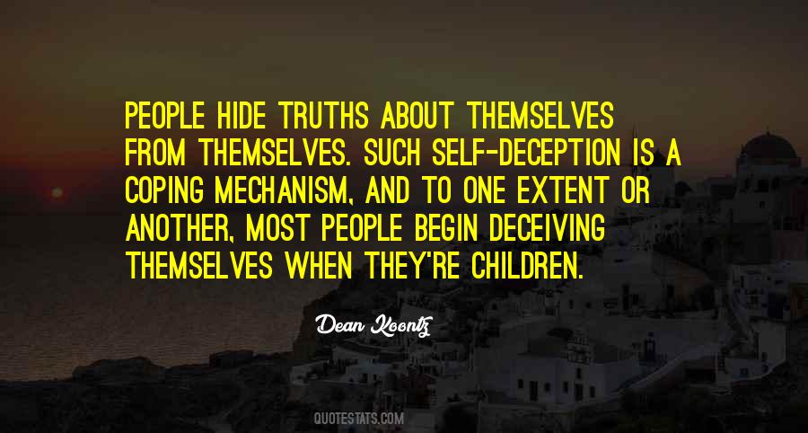 Quotes About Self Deception #975608