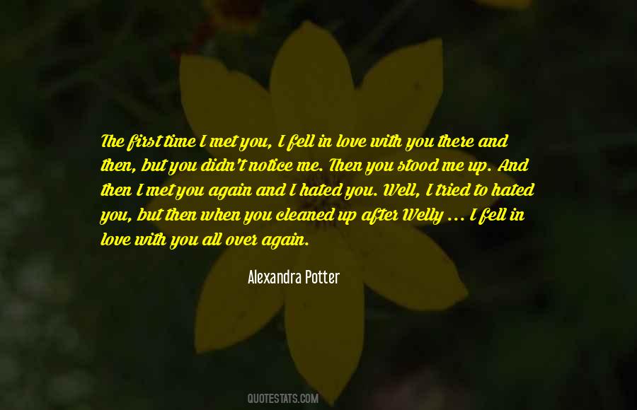 Quotes About First Falling In Love #1758448