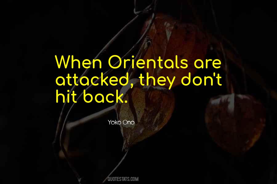 Quotes About Orientals #1207986