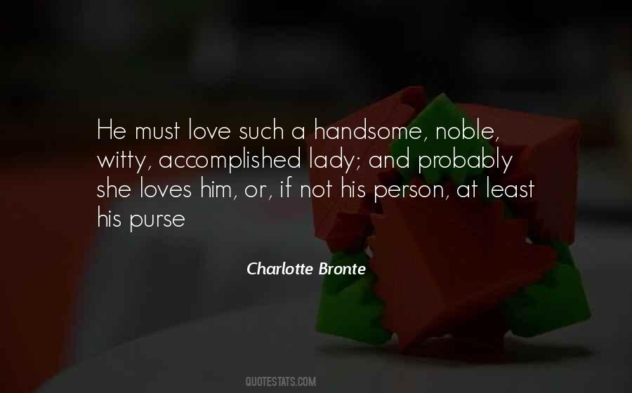 Quotes About Handsome Person #785154