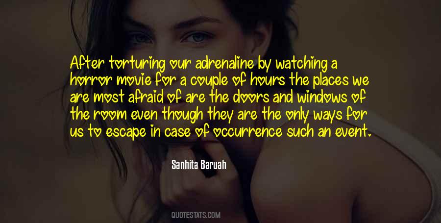 Quotes About Watching Horror Movies #626534