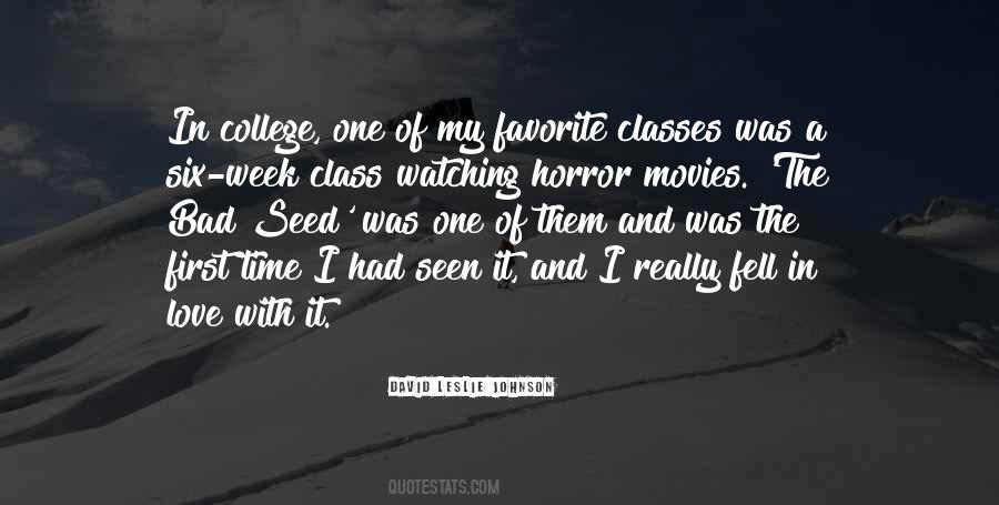 Quotes About Watching Horror Movies #718919