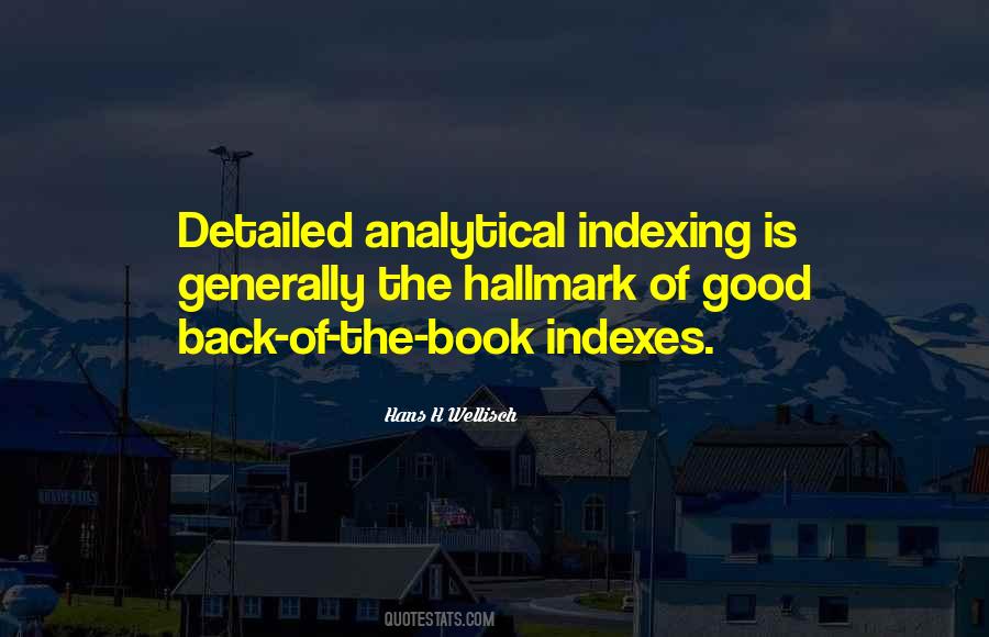 Quotes About Indexing #542096