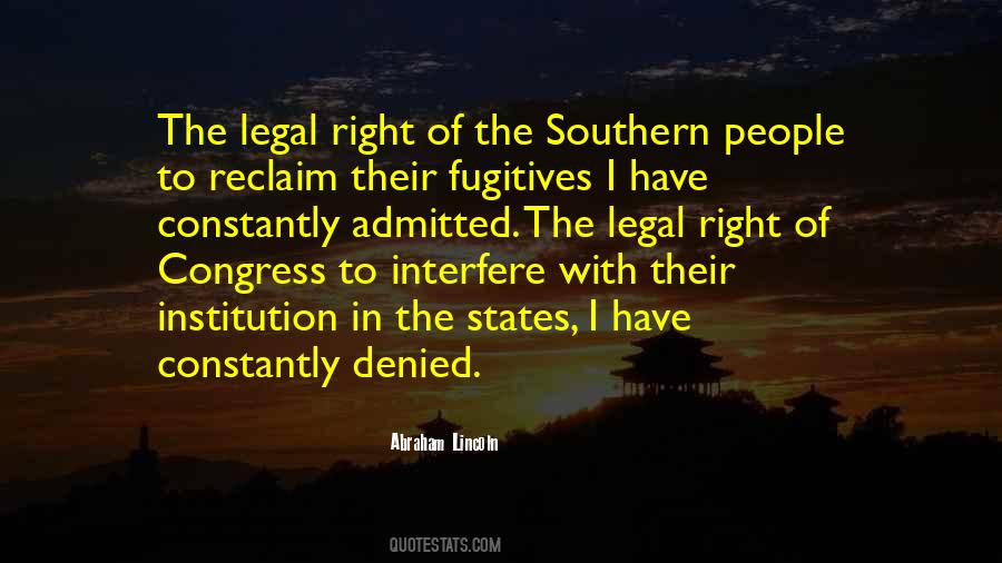 Quotes About The Southern States #1643827