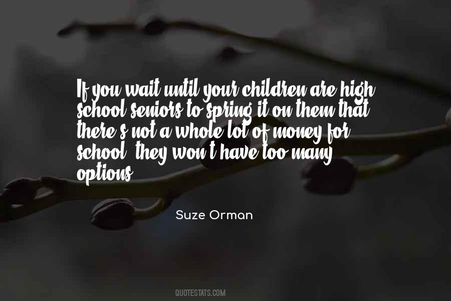 Quotes About High School Seniors #985464