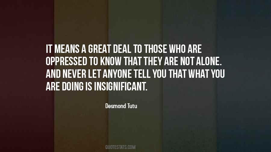 Quotes About Doing It Alone #683828