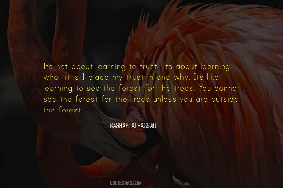 Quotes About Learning To Trust #216848