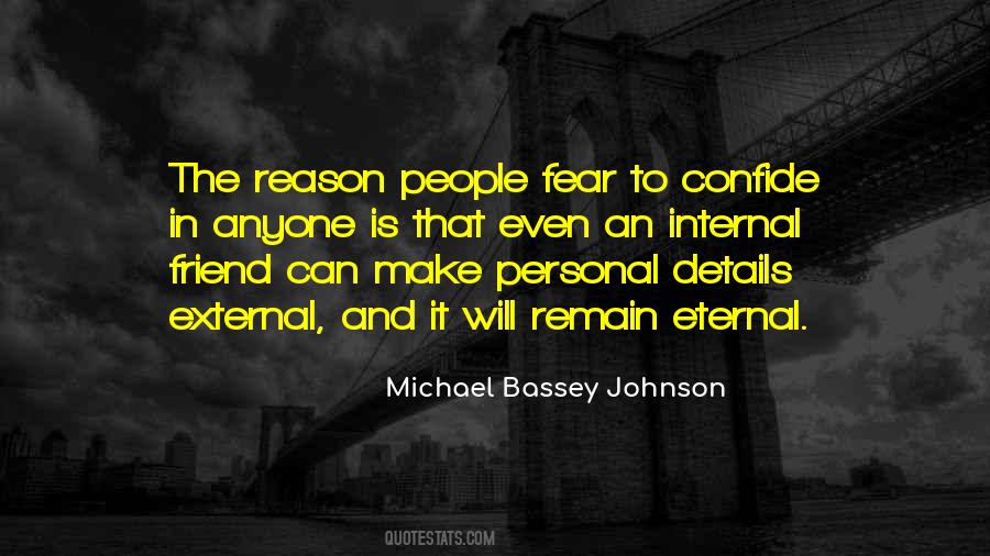 Quotes About Insecurity And Fear #90865