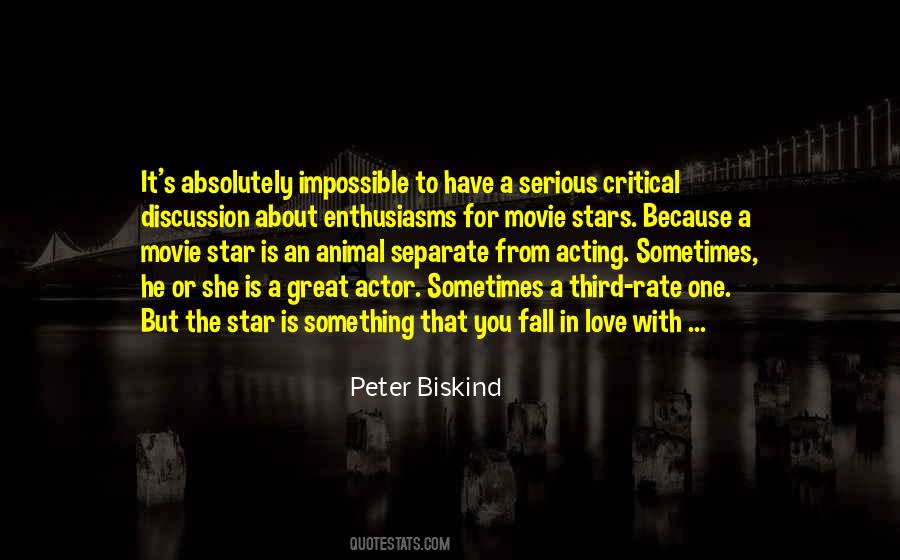 Quotes About Movie Stars #87319