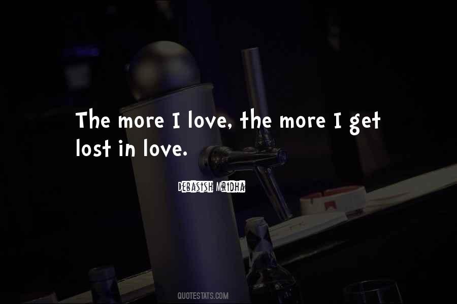 Lost In Love Quotes #502280