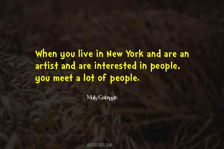 New York Artist Quotes #1663024