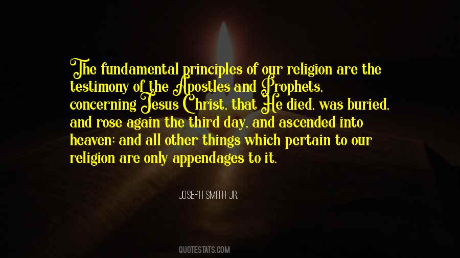Prophets And Apostles Quotes #322663