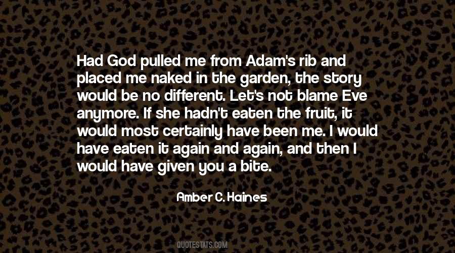 Quotes About Adam's Rib #1594663